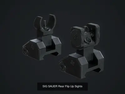 PBR Rear Sight 3D Model Pack
