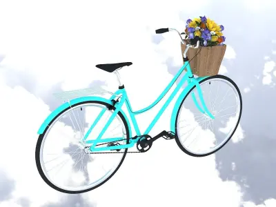vintage design bicycle 3D model
