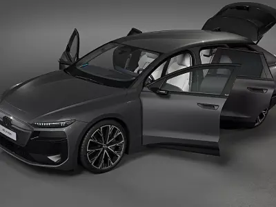 2025 Audi A6 Avant e-tron 3D model