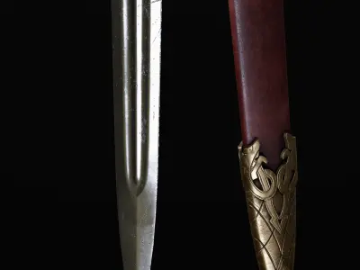 Lord of the Rings - Eomer Sword Low-poly 3D model