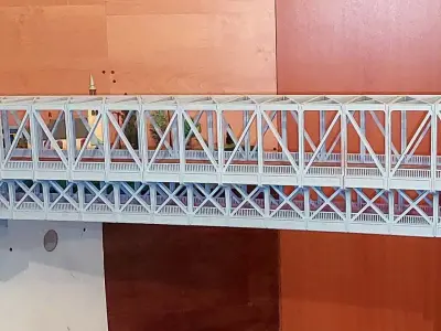 Bridge Entrance to Railway Model 1-87 FDM 3D print model