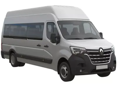 Renault Master 2020 Passenger Minibus MAXI 3D model