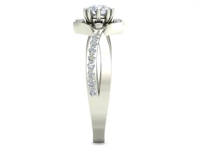 Wedding Ring  3D print model 150