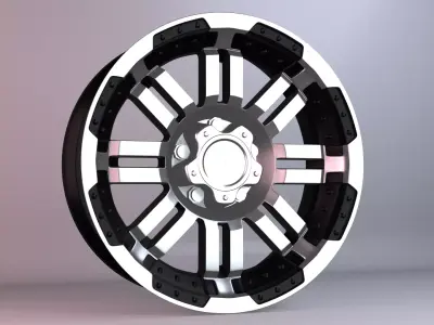 Vision Warrior Gloss Wheels 3D model