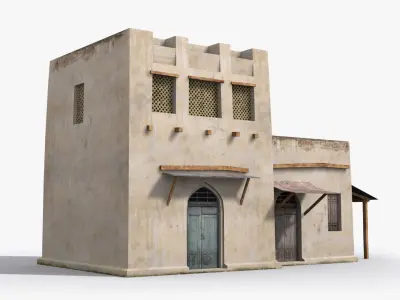 Arab xx1 Low-poly 3D model