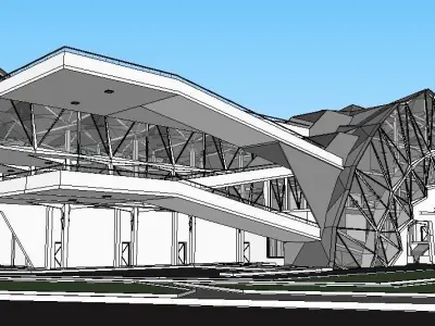 Sketchup Parking building PP3 3D model