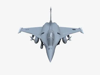 Dassault Rafale B Free low-poly 3D model