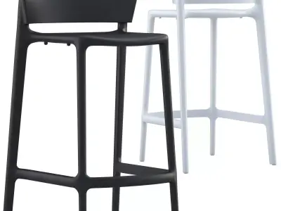 Africa Stool by Equgeni Quitllet 3D model