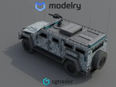 SWAT Vehicle 3D model