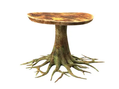 table roots 3D model