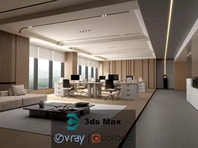 office interior 3D model purchase