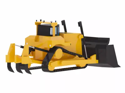 Loader Mining 11 Simplified Low-poly 3D model