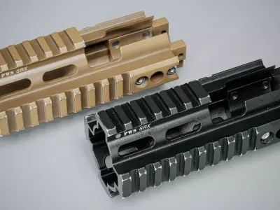FN SCAR Tactical Handguard PWS SRX Low-poly 3D model