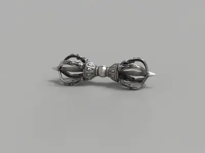A Tibetan vajra Dorje 3D print model