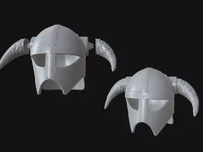 Viking helmet v4 3D print model