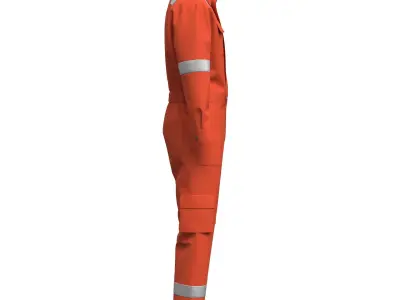 workwear - anti fire clothing  3D model
