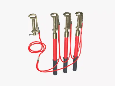 High Voltage Detector Low-poly 3D model