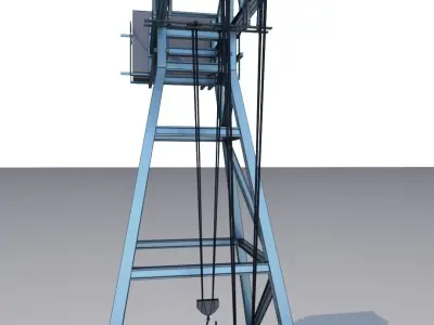 Dock Crane 3D model