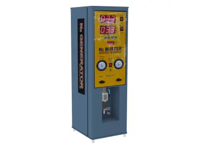 Nitrogen generator Low-poly 3D model