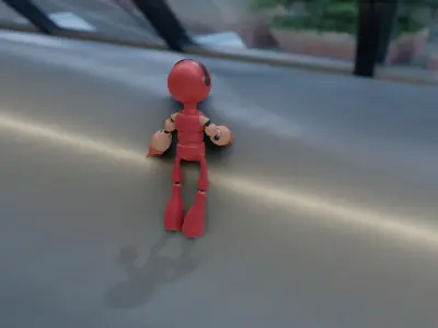 3D Robot Low-poly 3D model purchase