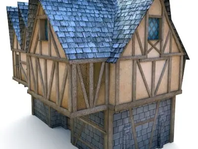 Medieval Building 24 Loyalist Low-poly 3D model
