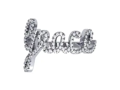 Wedding Ring  3D print model 376