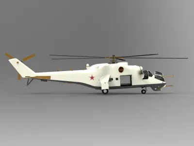 Mil Mi-24 Hind 3D model