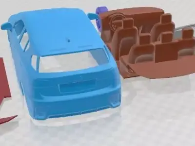 Lexus CT 200h 2014 Printable Car  3D print model