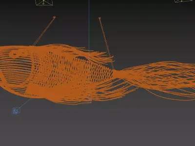 fishing Free 3D model