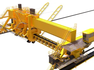retomadora ponte 3D model
