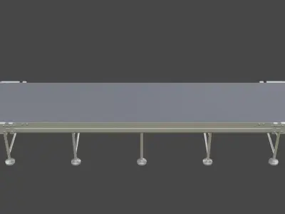 Industrial Conveyor Belt - Clean 3D model