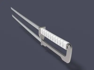 Sword of Shatterstar from movie Deadpool 2 3D model