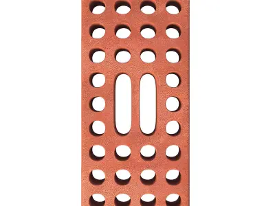 High Quality Perforated Brick Free 3D model