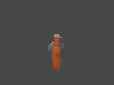 WW2 PPSH 41 Submachine Gun - Game Ready Free low-poly 3D model