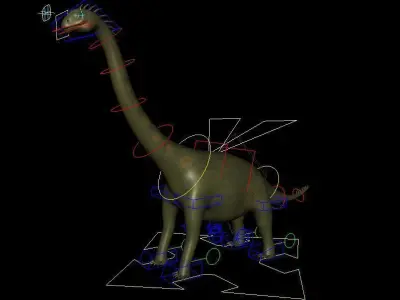 Dinosaur RIG 3D model