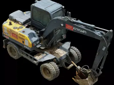 Scan Excavator Free 3D model