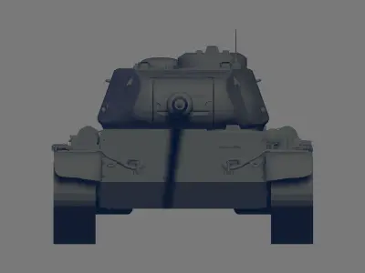 T 44 Tank 3D model