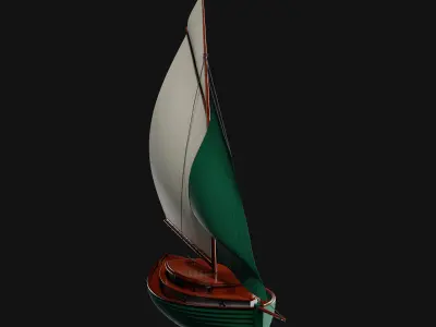 Sailboat 3D model