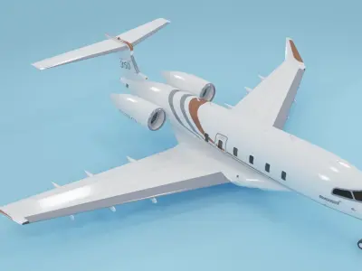 Plane 04 3D model