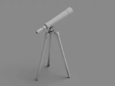 Spyglass 3D Model Low-poly 3D model