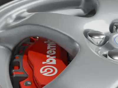 OZ Rim and brake 3D model