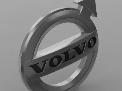 volvo logo 3D model from CGTrader