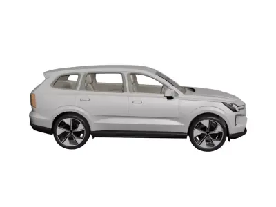Volvo EX90 2026 Premium Electric SUV with Advanced Design 3D model