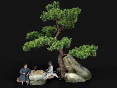 man Character Low-poly 3D model