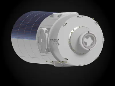 Axiom Space Station Core Module 3D model