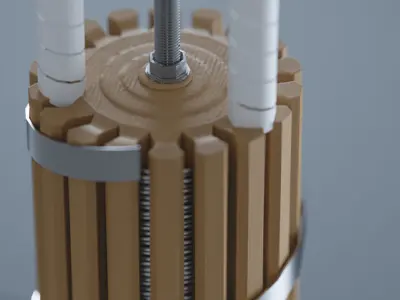 industrial heaters 3D model