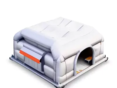 Inflatable Shelter Tent 3D Model Low-poly 3D model