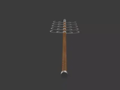 Wolfs broom Low-poly 3D model