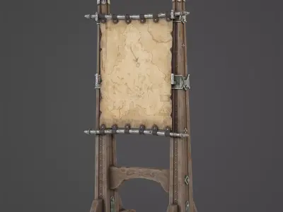Map Stand - Pirate Game Low-poly 3D model