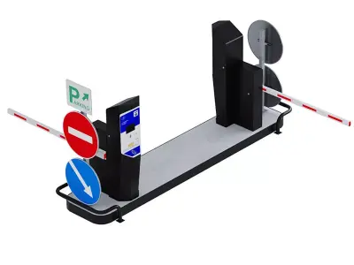 Special equipment for creating parking 3D model